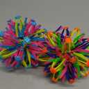 2PCS Expandable BreathingColorful Inflatable Ball Expandable Magic Ball - Stress Reliever Fidget Toys - Breathing Magic Collapsible Ball Toys for Kids & Adults Stress Needs - for Yoga,ADHD (2PCS)