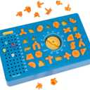 TimeShock Retro Timed Fun Board Game with Timer and Pop-up Tray - Measures 9" x 5" x 2"