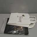 AerWo 12Pcs Wedding Party Paper Gift Bags 6 Bridesmaid 6 Groomsmen Gift Bags Bridal Shower Bachelorette Party Favor Bags Rose Gold Foiled with Handle