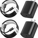 Phone 17 16 15 Charger Fast Charging, 10 FT Long USB C Charger Cord with 20W Type C Fast Phone Charging Block forPhone 17/17 Pro/17 Pro max/Air/Phone 16 15 Pro Max Plus, iPad, Android,Black