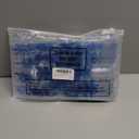 Epakh 100Pcs Christmas Zipper Bags Treat Bag Red Santa Snowflake Clear Christmas Sealing Goodie Bags with Handles Resealable for Winter Holiday Party Candy Cookie Gift Wrapping Supplies(Snowflake)