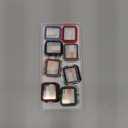 14 Pack Case with Tempered Glass Screen Protector for Apple Watch 38mm Series 3/2/1,anotch Slim Guard Bumper Full Coverage Hard PC Protective Cover HD UltraThin Cover for iWatch 38mm Accessories