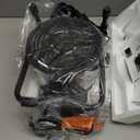 Buyplus Greenhouse Heater with Digital Thermostat, 1500W Outdoor Heaters for Patio, Overheat Protection & 3S Fast Heating, Electric Space Heater for Patio, Garage, Greenhouse, Flower House, Silver