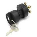 Hoypeyfiy 4360469 Ignition Switch with Key, Replacement for JLG 400S 460SJ 600A 600AJ 600S 600SJ 601S 660SJ 450A 450AJ T350 1532E2 1932E2 2032E2 2632E2 2646E2 3246E2, Replaces 4360470, 4360467