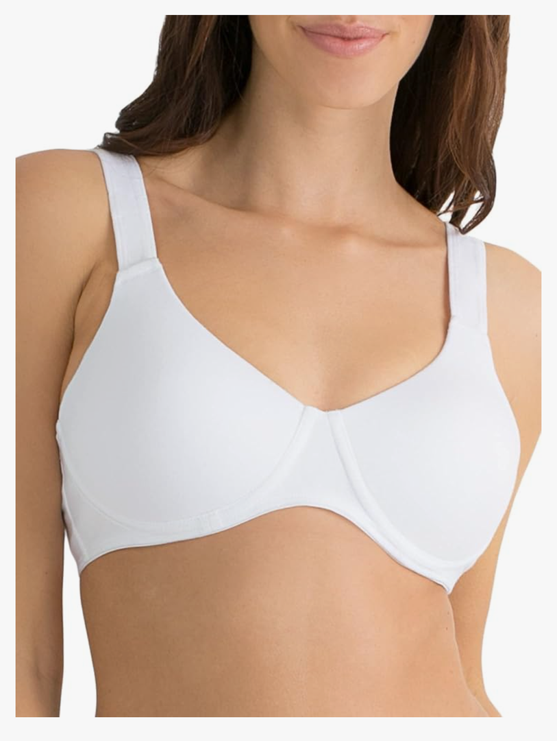 Fruit of the Loom Women's Full Coverage Anti-Gravity Bra – Wire-Free Cotton for Ultimate Comfort 40B