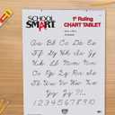 School Smart Chart Paper Pad, 32 x 24 Inches, 1 Inch Rule, 25 Sheets