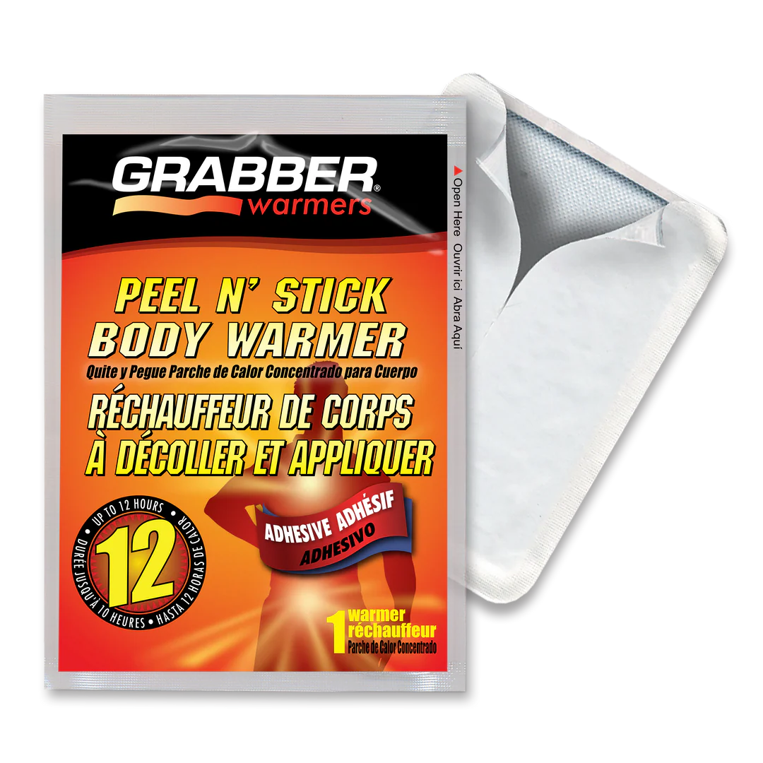 Grabber Performance Peel N Stick Body Warmer (4 warmer)