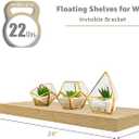 Floating Shelf Dimensions 24x8,5x3In