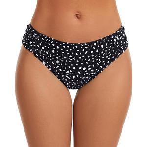 Women's Bathing Suit Bottoms Full Coverage Ruched Bikini Tankini Bottom Swimsuit Brief
XXL