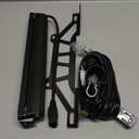 Can am X3 Shock Tower Light Bar Mount Compatible with Can-Am Maverick X3 & X3 Max X RS Turbo R - 50W High-Power LED Light Bar + Rock Switch Wiring Harness Included