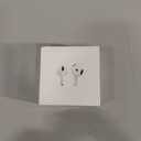 Apple AirPods 4 Wireless Earbuds, Bluetooth Headphones, Personalized Spatial Audio, Sweat and Water Resistant, USB-C Charging Case, H2 Chip, Up to 30 Hours of Battery Life, Effortless Setup for iPhone