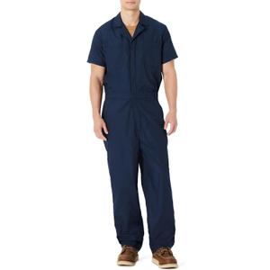 Amazon Basics Men's Relaxed Fit Short Sleeve Workwear Coveralls, 3X Long