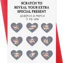 FaCraft Funny Birthday Day Cards for Boyfriend - Husband Fiance Date Scratch Off Cards with Envelope Naughty Dirty Inappropriate Raunchy Gifts for Valentines Fathers Day Anniversary (Style1)