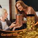 Solar Lanterns Outdoor Waterproof Butterfly Garden Decorations Gifts for Women Gifts for Mom Grandma Birthday Gifts Hanging Solar Lanterns Outdoor for Patio Decoration, Deck, Lawn, Passageway