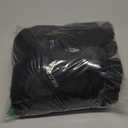 Gildan Men's Polyester Half Cushion Crew Socks (12 Pairs) (Black)