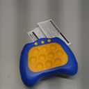 Pop Push Game Toy for Kids, Quick Fast Push Pop Puzzle Handheld Game Light up Fidget Toy 8-12, Bubble Sensory Toys Christmas Birthday Gifts for Kids Ages 3-12 (Blue)