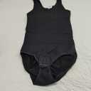 Nebility Womens' Waist Trainer Seamless Round Neck Tummy Control Shapewear Bodysuit (XL/2XL, Black)
