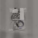 homeemoh Round Pipe Cover Decoration 304 Stainless Steel Escutcheon Plate Decorative Pipe Cover Set, Adjustable Height 20-43cm (Silver,2pcs)