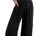 PRETTYGARDEN One Piece Jumpsuits 2026 Spring Sleeveless Tank Summer Casual Travel Airport Outfits Wide Leg Pants Rompers (Medium, Black)