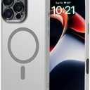 ATUTEN for iphone16 pro case Compatible with Magsafe, Military Grade Protection, Anti Yellowing Resistant Slim Magnetic Case, Fingerprint Resistant, Lens Full Cover (6.3") White, 2 Pack
