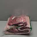 OLANLY Bathroom Rugs Sets 3 Piece, Soft Absorbent Microfiber Bath Mats and U-Shaped Contour Toilet Rug, Plush Shaggy Bath Mat Set for Bathroom (30"x20"+24"x16"+24"x20", Red)