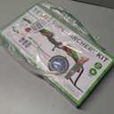 TEMI Bow and Arrow Set for Kids - Archery Toy Set - LED Light Up with Suction Cup Arrows, Target & Quiver, Indoor and Outdoor Toys for Children Boys Girls (Green)