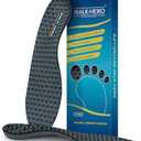 Walkhero Orthotic Insoles for Plantar Fasciitis, High Arch Support Inserts, Everyday Comfort and Support for Work Boots and Casual Shoes (Mens 8-8 1/2 | Womens 10-10 1/2 Gray)