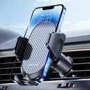 Miracase Phone Holders for Your Car with Metal Hook Clip, Air Vent Cell Phone Stand Car Mount, Universal Automobile Cradle Fit for iPhone Android and All Smartphones, Dark Black