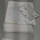 Watersay 250 Pcs Christmas Party Decorations Including 240 Sheets White Paper Chain Strips with 1 Roll Double Sided Tape, 6 Pcs 3D Paper Snowflake, 4 Fans for Elf Party Holiday Decorations