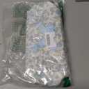 SXS LACONIC Quilted Makeup Bag,Travel Coquette Cosmetic Brush Pouch,Cute Bow Floral Make up Organizer Handbag,Large Capacity Toiletry Bag