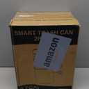 2 Pack 2.7 Gal Bathroom Trash Can with Lid, Automatic Trash Can Small Smart Garbage Can Touchless, Slim Motion Sensor Waterproof Plastic Trash Bins for Bedroom Office Kitchen Toilet Black