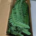 Nearly Natural 48-in Artificial Boston Fern, Large Hanging Fake Plant Wall Decor with 67 Fronds, Faux Fern Vines that Look Real for Home and Office Decor