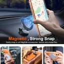 Designed for iPhone 17 Pro Max Case, [Built-in Invisible Kickstand][Compatible with MagSafe][Military Grade Shockproof] Slim Thin Phone Case 6.9 inch (Clear)