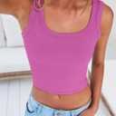 ANRABESS Womens Crop Tank Tops, Soft Breathable Ribbed Slim Fit, Comfy for Basic,Casual,Going Out&Daily Wear (M)