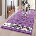 Muddy Mat | Super Absorbent Door Mat Indoor, Microfiber Quick Dry Chenille Entryway Rug, Non-Slip Front Door Mat, Indoor Mats for Entryway, Machine Washable Pet Rug, Purple 36"x60"