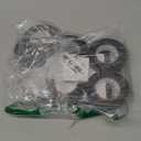 SWRT 6 Pack Black Electrical Tape Waterproof, 0.75 in x 66 FT High Temp Electric Tape Under 600V for All Weather - UV Protection - Flame Retardant