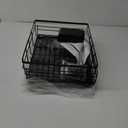 SNTD Dish Drying Rack - Extendable Dish Rack, Large Sink Drying Dish Drainer for Kitchen Counter, Stainless Steel Dish Strainer with Utensil Holder (Black)