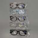 CCVOO - Paquete de 5 lentes de lectura con bloqueo de luz azul para mujeres/hombres, antirrayos UV y deslumbramiento, anteojos de moda con bisagra de resorte (*C1 Mix, 3.00)