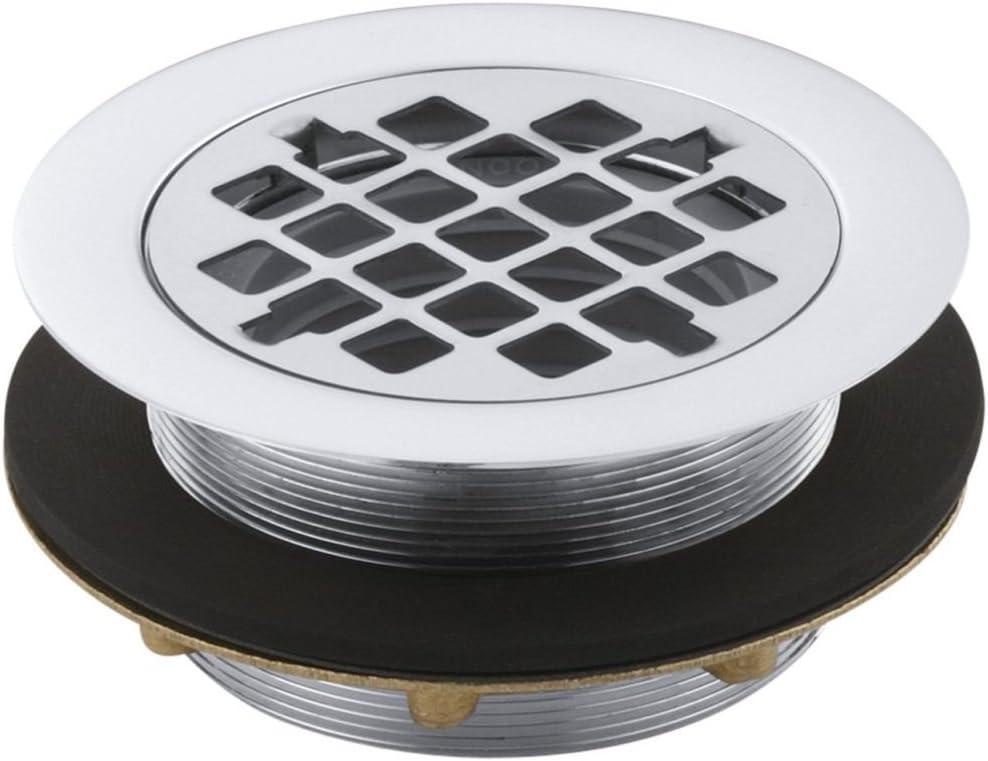 KOHLER K-9132-CP Shower Drain, One Size, Polished Chrome