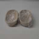 10" Banneton Bread Proofing Basket, Sourdough Proofing Basket Set of 2, Bread Banneton Basket for Professional & Home, Oval Bread Proofing Baskets for Sourdough