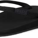 REEF Women's Ginger Beach Flip Flops (7, Navy/Black)