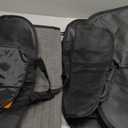 Car Seat Protector, Large Auto Protector for Child Seats with Thickest Padding and Non-Slip Backing Mesh Pockets for SUV, Sedan, Truck, Leather and Fabric - Black (2PS)