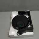 bella Classic Rotating Belgian Waffle Maker with Nonstick Plates, Removable Drip Tray, Adjustable Browning Control and Cool Touch Handles, Black