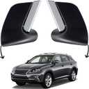 531250E050 2Pcs Front Bumper Trim and Lower Towing Left & Right Side Fit For Lexus RX350/ RX450H Base 2013 2014 2015,Car Bumper Tow Hook Cover Replace 531260E050 521270E921 521280E921