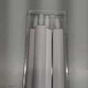 Battery Operated Flameless Taper Candles with Two Remote Timer, 6.4" LED 3D-Wick Window Candles, Flickering Long-Lasting Warm Light Electric Pack of 6 Flameless Candlesticks (0.78" Dia, White)