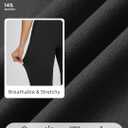 Libin Women's Golf Pants Stretchy Casual Travel Pant 7/8 Ankle Pants Athletic Sweatpants Dress Business Slacks with 4 Pockets, Large