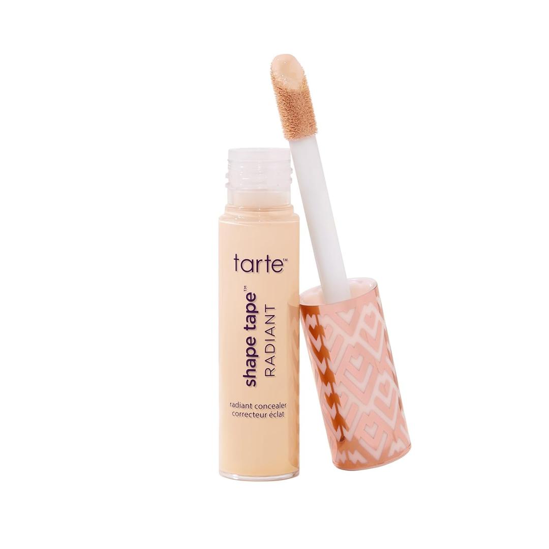 tarte shape tape radiant concealer  Medium-Coverage, Radiant Finish for Under Eye Concealer for Dark Circles, Fine Lines, Redness & Discoloration, Hydrating, Vegan, Cruelty Free (16N fair-light neutral)