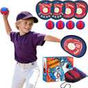 Twinkoo Toss and Catch Ball Game Set for Kids 3-5, Kids Toddler Baseball Glove & Catch Ball Toys,Kids Outdoor Games for Family, Toys for Beach Pool Yard Outside, Birthday Gift for Ages 3 4 5 6 7 8-12