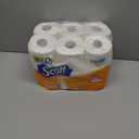 Scott ComfortPlus Toilet Paper, 12 Double Rolls, 231 Sheets per Roll, Septic-Safe, 1-Ply Toilet Tissue
