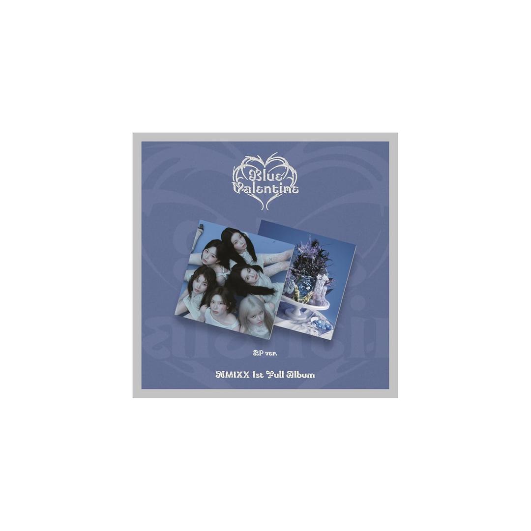 NMIXX Blue Valentine 1st Full Album 2 Version Set Blue Valentine+Chaos Cover Lyrics Book+PhotoCard+Tracking Sealed, Format: Audio CD